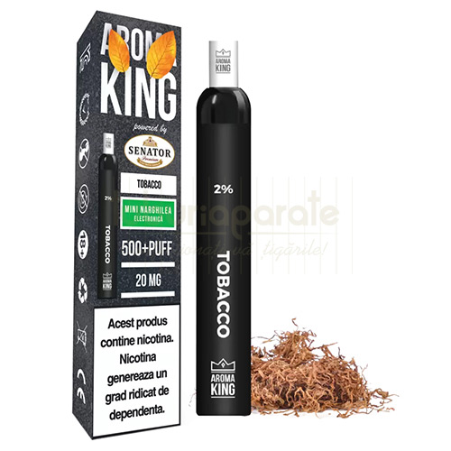 Tigara electronica ieftina de calitate de unica folosinta cu aroma de tutun AK by Senator Tobacco